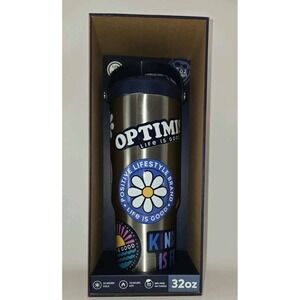 LIFE IS GOOD 32oz Stainless Steel Insulated Tumbler‎ Travel Cup BPA Free NIB